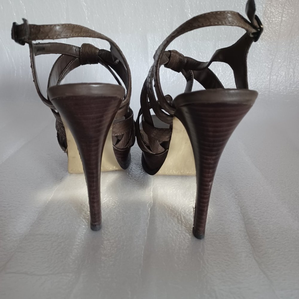 Bebe Brown High Heels 10M - Picture 13 of 15